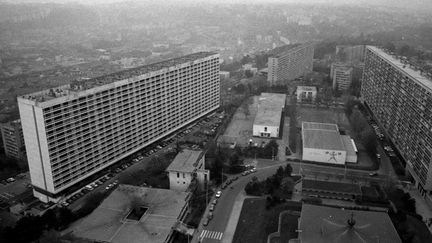 &nbsp; (Les immeubles de Lyon La Duchère, 9e arrondissement. 1962 © Maxppp)