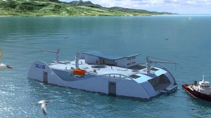 La centrale ETM du groupe DCNS qui sera implantée en Martinique. (DCNS)