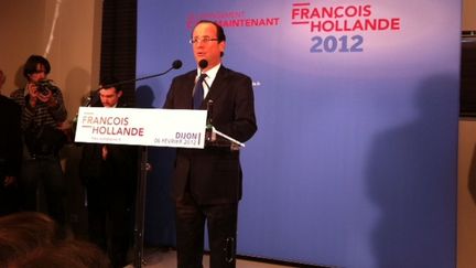 François Hollande à Dijon (6 février 2012) (PM)