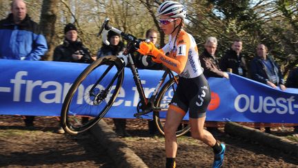 &nbsp; (Pauline Ferrand-Prévot est devenue championne du monde de cyclo-cross. © MaxPPP)