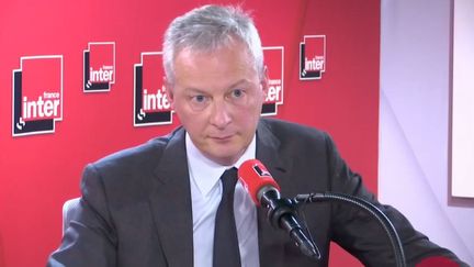 Le ministre de l'Économie, Bruno Le Maire, était l'invité de France Inter le 6 janvier 2020. (FRANCEINTER / RADIO FRANCE)