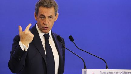 &nbsp; (Nicolas Sarkozy en avril dernier. © Sevgi/SIPA)