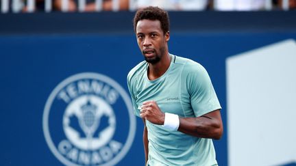 Gaël Monfils lors de son match face à Christopher Eubanks, le 7 août 2023, à Toronto (Canada). (AFP)