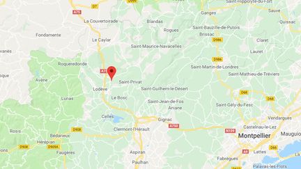 Le cambrioleur interpellé avait tenté&nbsp;de dévaliser une villa à Fozières, dans l'Hérault. (GOOGLE MAPS)