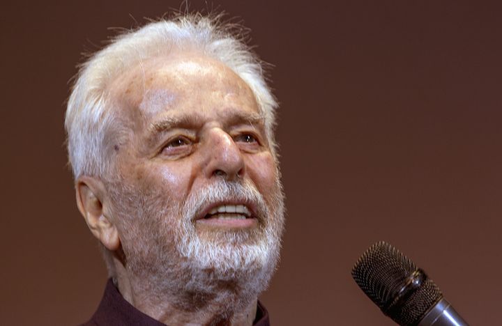 Alejandro Jodorowsky face au public de Quinzaine des Réalisateurs, à Cannes
 (Jean-François Lixon)