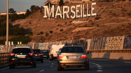 L'autorout A55 à Marseille, en janvier 2018. (ANNE-CHRISTINE POUJOULAT / AFP)