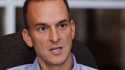 Travis Tygart, le patron de l'agence anti-dopage am&eacute;ricaine le 16 octobre 2012 &agrave; Colorado Spring (Etats-Unis). (ED ANDRIESKI / AP / SIPA)