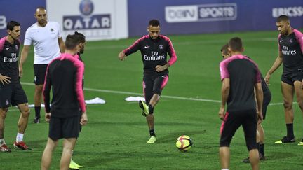 Le dernier stage des Parisiens au Qatar date de janvier 2019.&nbsp; (KARIM JAAFAR / AFP)