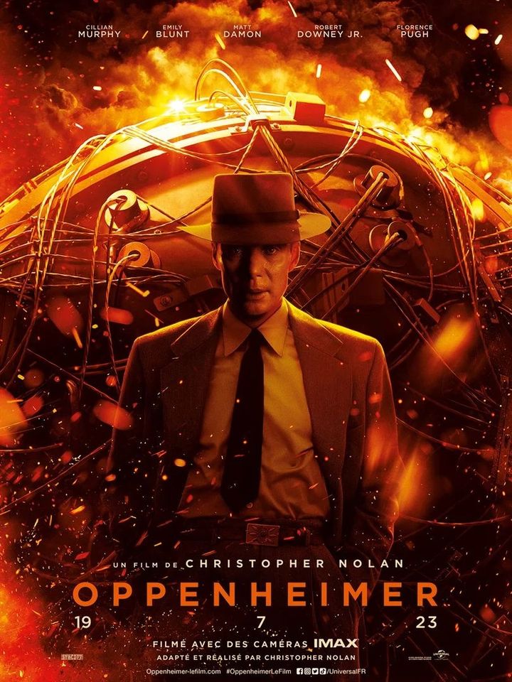 L'affiche de "Oppenheimer" de Christopher Nolan (2023). (UNIVERSAL INTERNATIONAL PICTURES FRANCE)