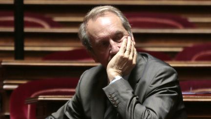 Le s&eacute;nateur UMP G&eacute;rard Longuet,&nbsp;dans l'h&eacute;micycle du palais du Luxembourg, &agrave; Paris, le 28 octobre 2013. (JACQUES DEMARTHON / AFP)