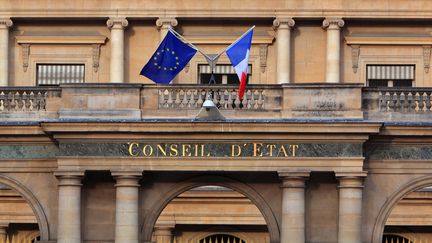 La façade du Conseil d'Etat, le 28 mai 2018, à Paris. (MANUEL COHEN / AFP)