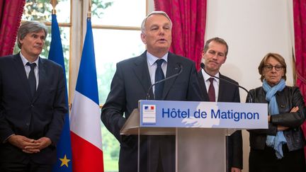 Jean-Marc Ayrault &agrave; Matignon, &agrave; Paris, le 16 octobre 2013. (MARTIN BUREAU / AFP)