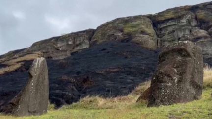 Île de Pâques : un incendie endommage une centaine de statues moaï