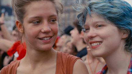 Adèle&nbsp;Exarchopoulos et Léa Seydoux dans "La Vie d'Adèle" (2013), d'Abdellatif Kechiche. (ALCATRAZ FILMS / ARCHIVES DU 7EME ART)