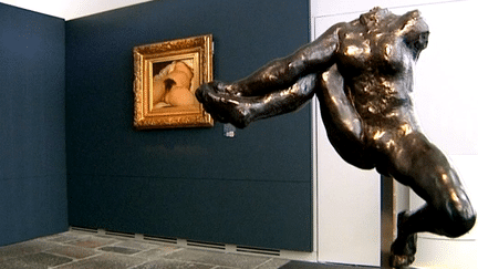 Sculpture de Rodin devant "L'origine du monde"
 (France3/culturebox)