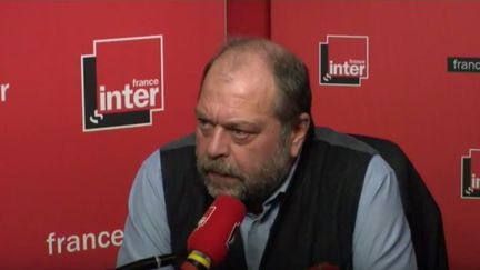 Éric&nbsp;Dupond-Moretti le 3 novembre 2017 sur France Inter.&nbsp; (CAPTURE D'ÉCRAN / FRANCE INTER)