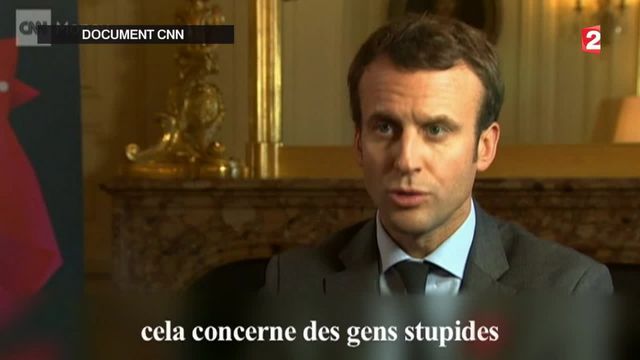 Emmanuel Macron réagit aux incidents à Air France