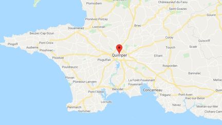 Après sa présentation au parquet de Quimper,&nbsp;Nicolas Gonidec a été mis en examen et placé en détention provisoire.&nbsp; (GOOGLE MAPS / FRANCEINFO)