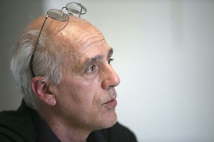 Philippe Poutou, candidat Nouveau parti anticapitaliste à l'élection présidentielle. (PASCAL POCHARD-CASABIANCA / AFP)