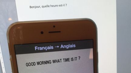 &nbsp; (Traduction automatique avec Word Lens (Google)  © Radio France / J.Colombain)