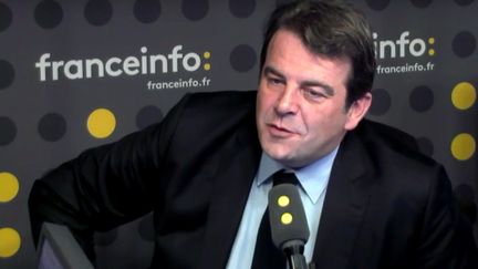 Thierry Solère,&nbsp;président de la commission d'organisation de la primaire de la droite, sur franceinfo le 28 novembre 2016. (FRANCEINFO)