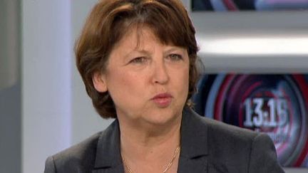 Martine Aubry au 13h15 de France 2