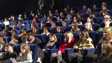 150 lycéens ont participé, à Cannes, aux rencontres avec les auteurs sélectionnés par les membres de l'Académie Goncourt.&nbsp; (France 3 Côte d'Azur)