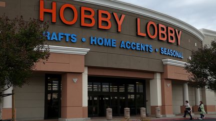 Un magasin de la chaîne de décoration américaine Hobby Lobby, le 25 mars 2014 à Antioch (Californie).&nbsp; (JUSTIN SULLIVAN / GETTY IMAGES NORTH AMERICA)