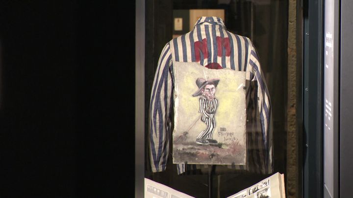 Veste du déporté Pierre Choffel, restaurée et exposée au musée de la Résistance de Besançon (Doubs) (France 3 Franche-Comté)