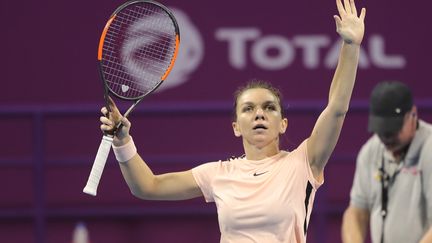 Simona Halep  (KARIM JAAFAR / AFP)