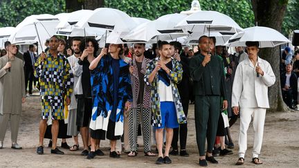 Défilé Homme Plissé Issey Miyake à la Paris Fashion Week printemps-été 2020, le 20 juin 2019 (DOMINIQUE MAITRE/WWD/REX/SIPA / SHUTTERSTOCK)