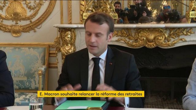 Emmanuel Macron ne compte pas abandonner sa réforme des retraites