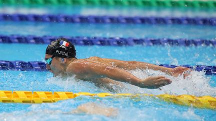 Alex Portal s'est qualifié lundi 30 août pour la finale du&nbsp;200&nbsp;m 4 nages.&nbsp; (G. Picout / CPSF)