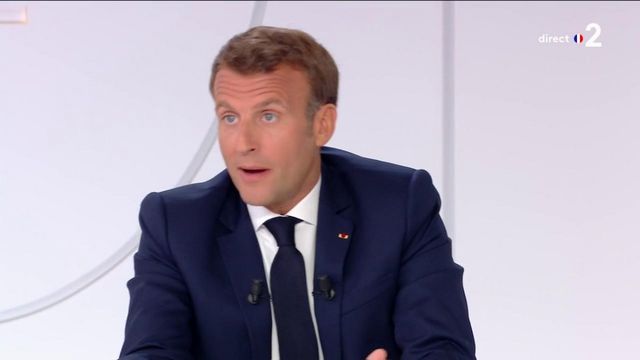 Macron sur le masque obligatoire dans les lieux clos