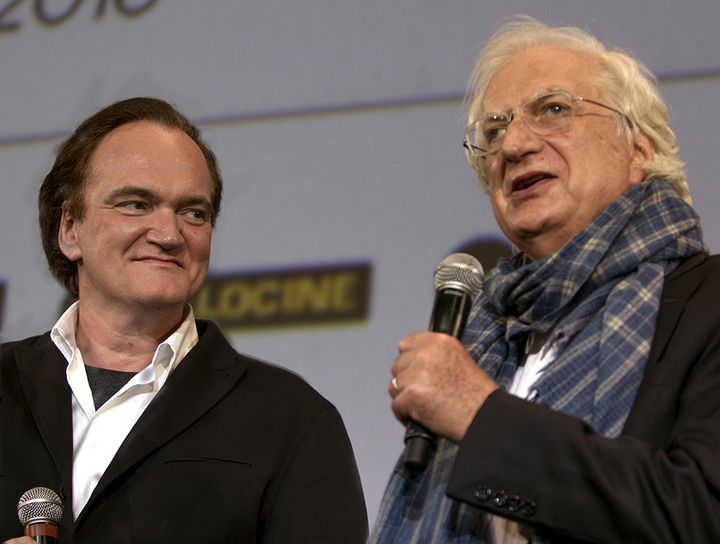 Bertrand Tavernier traduit les propos de Quentin Tarantino
 (Jean-François Lixon)