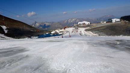 Le glacier des Deux Alpes, en Rhône-Alpes, le 1er août 2018 (MAXPPP)