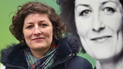 Jeanne Barseghian, nouvelle maire écologiste de Strasbourg, le 2 mars 2020.&nbsp; (FREDERICK FLORIN / AFP)