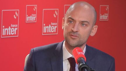 Jean-Noël Barrot, ministre de l'Europe et des Affaires étrangères, le 18 octobre sur France Inter. (FRANCE INTER / RADIO FRANCE)