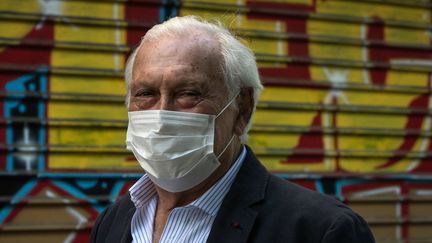 Jean-François Delfraissy, président du Conseil scientifique, à Paris le 26 avril 2020. (JOEL SAGET / AFP)