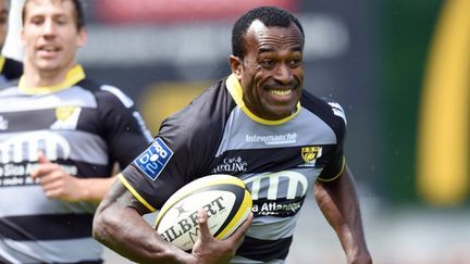 Le Fidjien Sereli Bobo sous les couleurs de La Rochelle (XAVIER LEOTY / AFP)