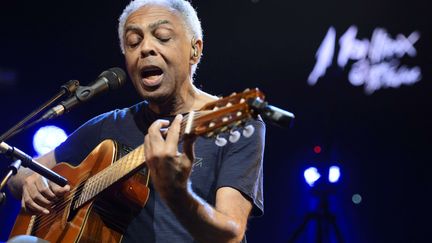 Gilberto Gil sur la scène de Montreux (Suisse) en juin 2015
 (Laurent Gillieron/AP/SIPA)