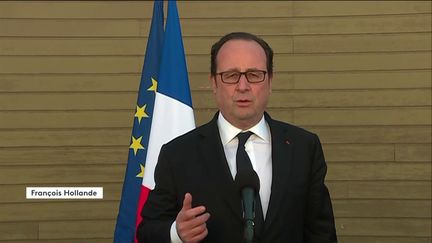 Frappe américaine en Syrie : pour Hollande, "cette opération était une réponse" qui doit "être poursuivie au niveau international"