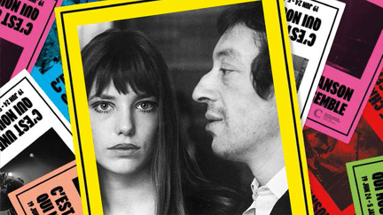 Le chanteur et compositeur français Serge Gainsbourg et la chanteuse anglaise Jane Birkin, le 21 janvier 1969. (AFP / UPI)