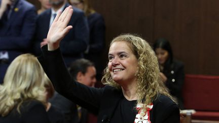 Julie Payette devant le Sénat canadien, le 5 décembre 2019. (FRED CHARTRAND / POOL)