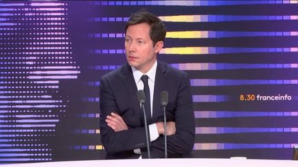 L'eurodéputé François-Xavier Bellamy, sur franceinfo le 19 janvier 2024. (FRANCEINFO / RADIO FRANCE)