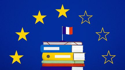 La présidence française du Conseil de l'Union européenne se termine jeudi 30 juin 2022. (JEREMIE LUCIANI / FRANCEINFO)