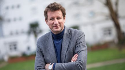 L'eurodéputé EELV, Yannick Jadot, à Lorient, le 5 février 2021. (BAPTISTE ROMAN / HANS LUCAS / AFP)