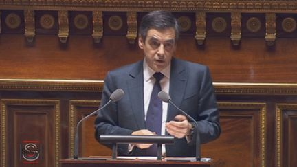 François Fillon au Sénat (8 décembre 2011) (France 2)