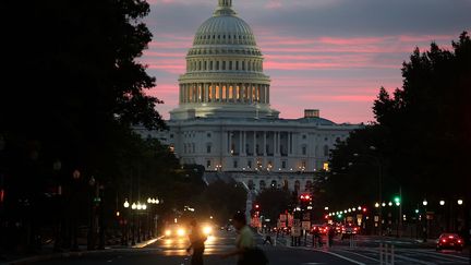 Le Capitole, si&egrave;ge du S&eacute;nat et de la Chambre des repr&eacute;sentants, le 17 octobre 2013, &agrave; Washington (Etats-Unis). (MARK WILSON / GETTY IMAGES NORTH AMERICA / AFP)