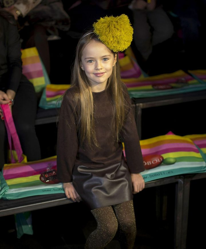 Kristina Pimenova à la Fashion Week de Barcelone en février 2015
 (ALEJANDRO GARCÍA/EFE/Newscom/MaxPPP)